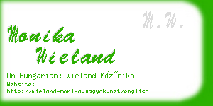 monika wieland business card